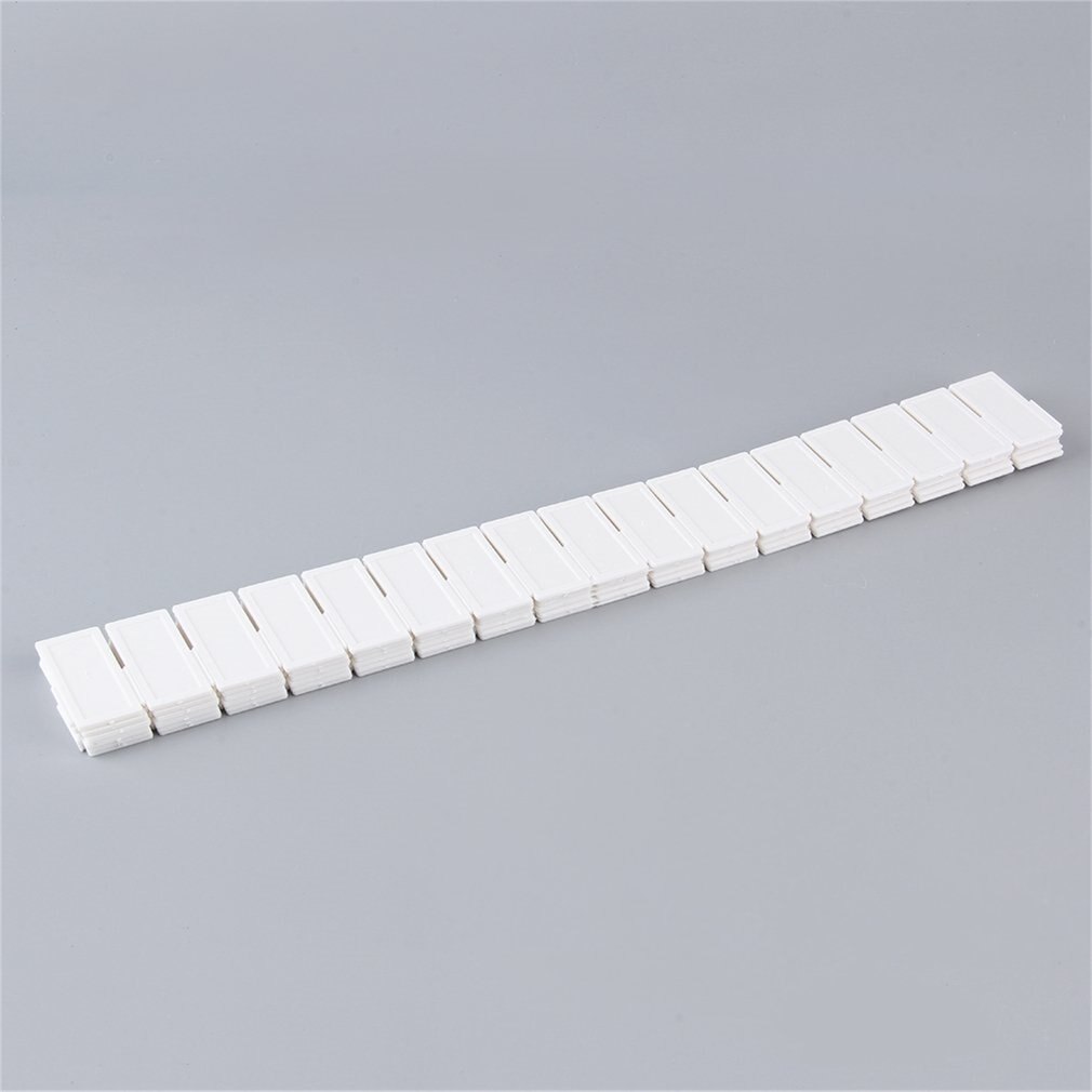 Organizador de cajones de plástico elástico ajustable, divisor de almacenamiento para cocina, hogar, 6 uds.