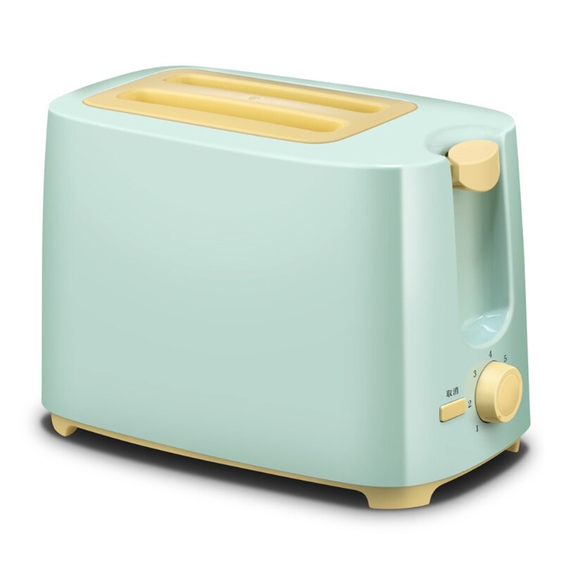 2 Slice Stainless Steel Electric Toaster Household Automatic Bread Baking Machine Toast Sandwich Grill Oven Kitchen Home D0AB