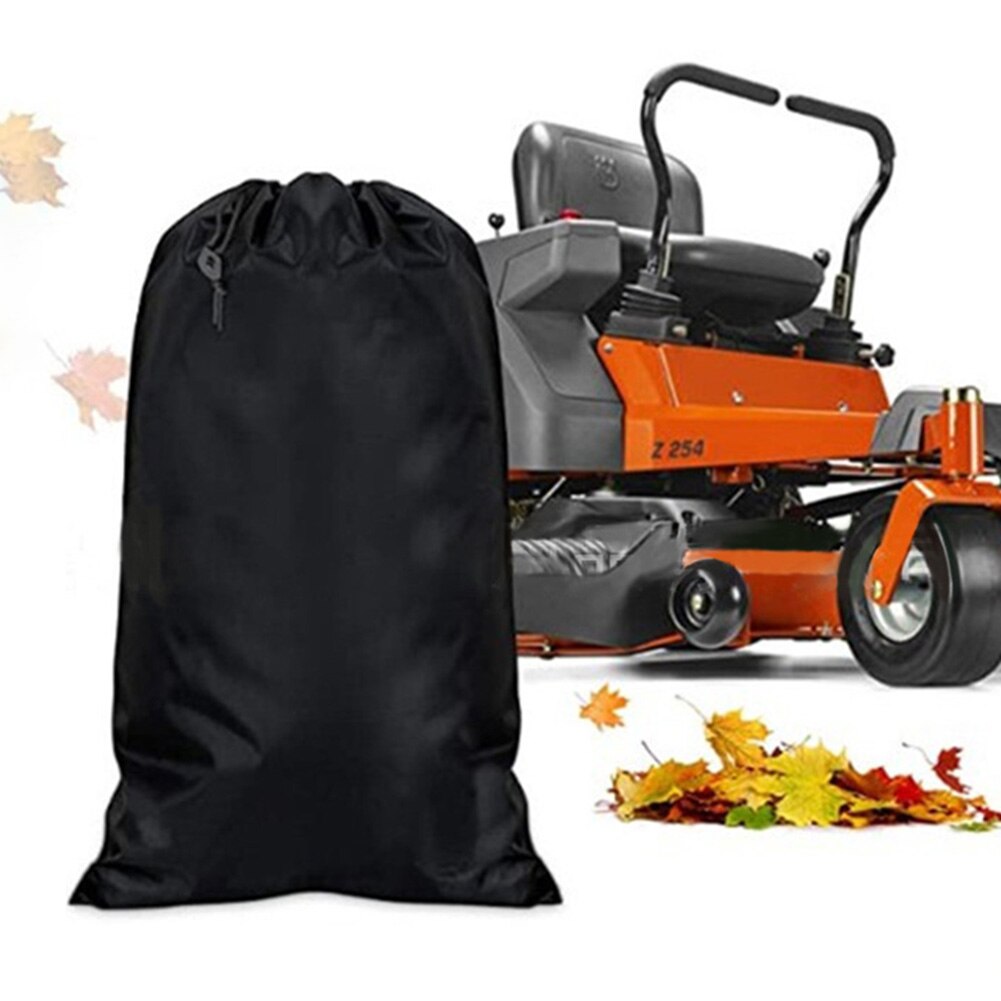 Foldable Lawn Tractor Riding Mower Leaf Storage Bag Garden Cleaning Waste Pouch Foldable Mower and Leaf Storage Bag Waste Bag