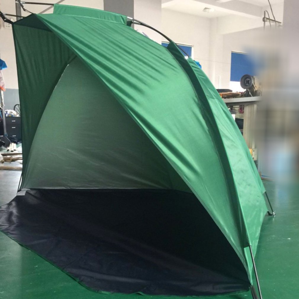 Automatic beach tent sunshade cabana for 2-3 people, uv protection beach shade with carrying bag for outdoor activities
