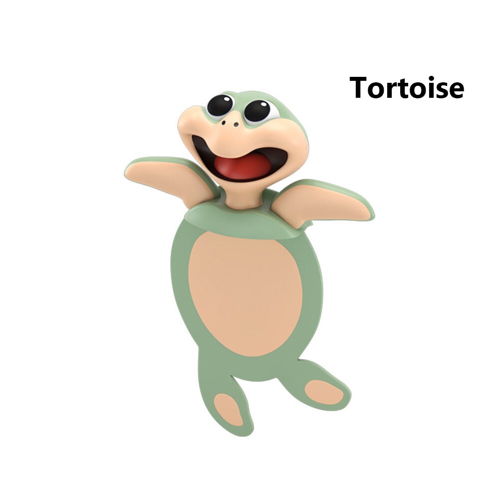 Marcapáginas de lectura de estilo Animal de dibujos animados en 3D, marcadores divertidos de PVC, suministros de papelería escolar, marcapáginas de para niños: tortoise