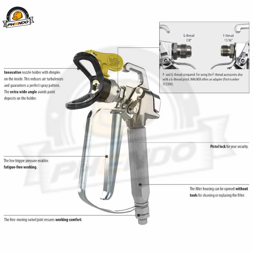 Phendo Tradetip 3 Spray Tip Voor Airless Guns Precisie Sproeikop 109 111 113 209 211 213 215 Airless Nozzle houder Tip