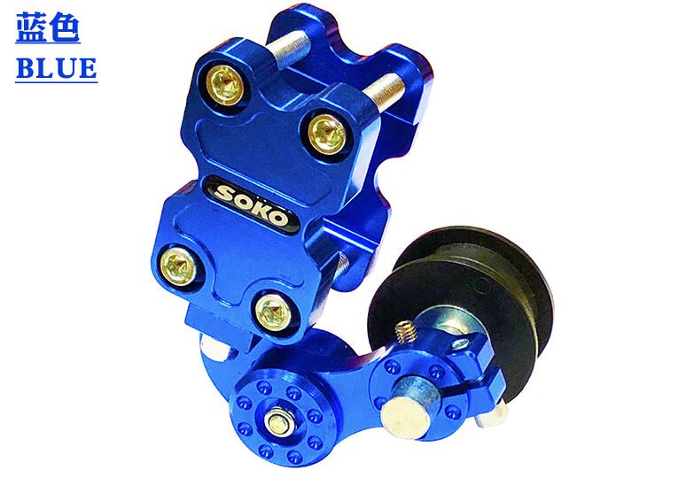Motorcycle Chain Adjuster Black Red Automatic Regulator Chain Tensioner Aluminum Alloy For Most Motorcycle