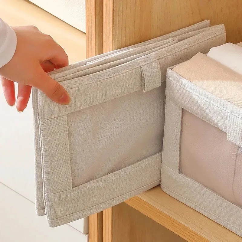 1PC Verdickte Oxford Stoff Faltbare Hosen Kleidung Lagerung Kasten Organizer für Kleiderschrank Schrank Schublade Schlafzimmer Heimat Organisation