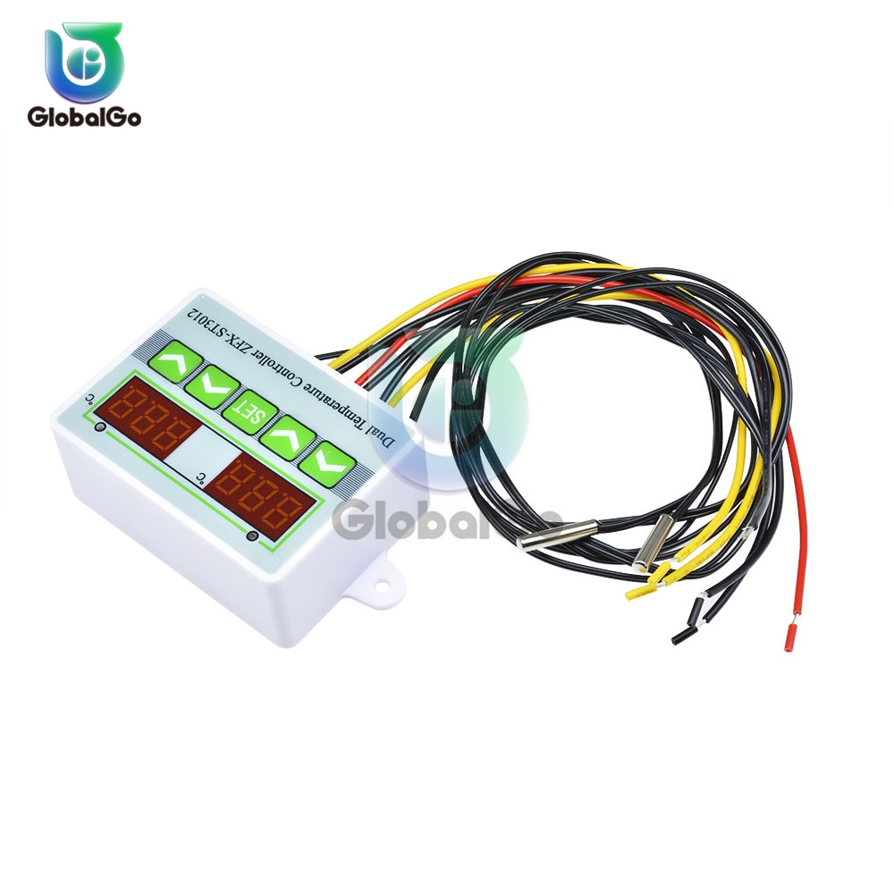 Controlador de temperatura, interruptor, timbre para corrección de temperatura, alarma ST3012, termómetro, termostato para incubadora de aire acondicionado