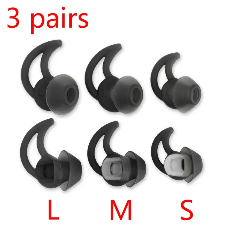 Replacement Earbuds Tips for Bose Soundsport Wileless QC20 QC30 IE2 Sie2i Sport Noise Isolation Silicone In Ear Earphones Cap: Default Title