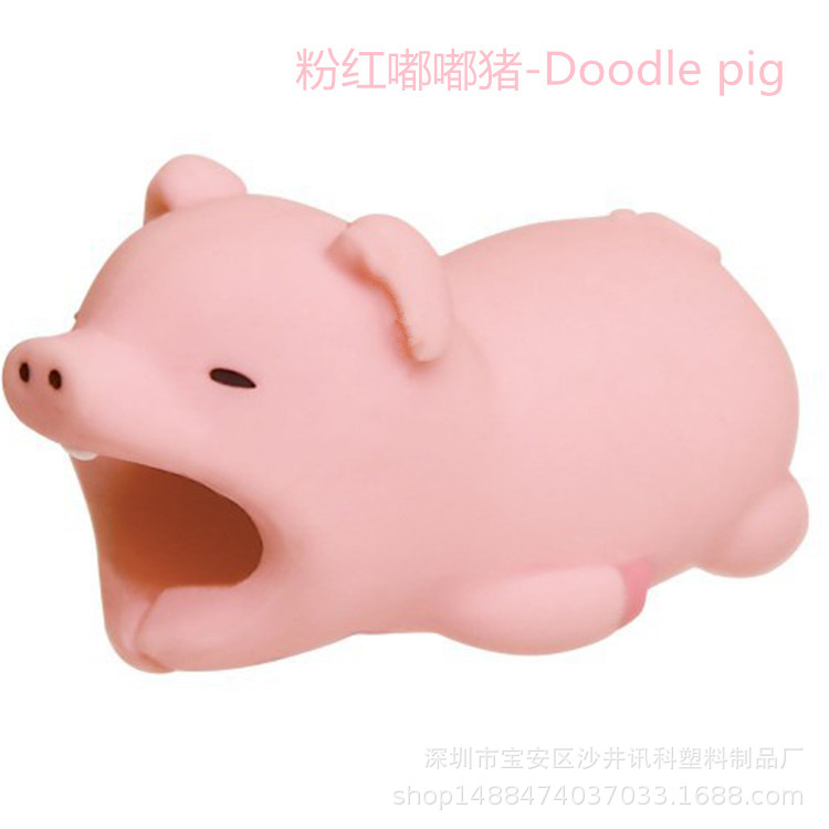 Nowy kabel akcesoriów kabel ukąszenia zwierząt Cartoon USB ładowarka kabel do transmisji danych Protector dla iphone 8 7 6 ochrona kabla USB: style 12