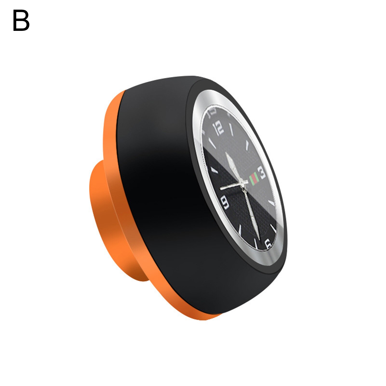 Waterproof Bicycle Headset Stem Watch Computer Bike Vehicle Clock Cycling Head Parts Timepiece Headset Top Cap Stem Cover: B