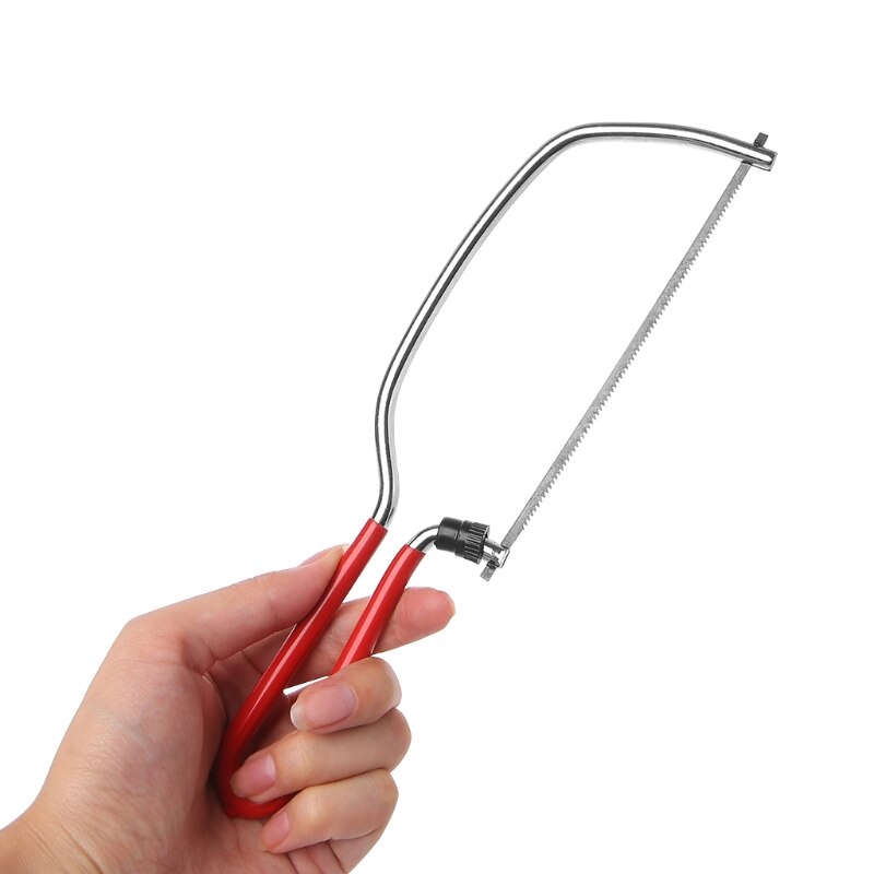 Mini Scroll Coping Metal Saw DIY Hand Hacksaw Woodworking Tool Replacement Blade