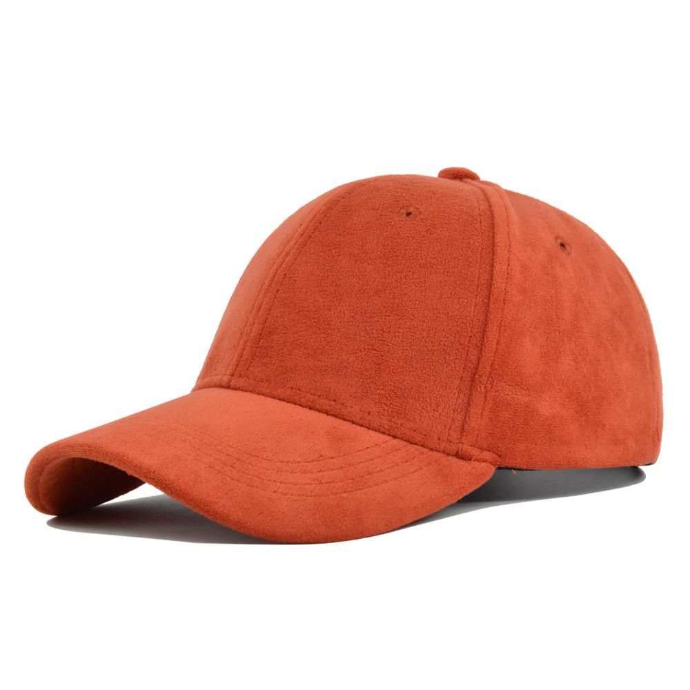 Gorras de béisbol de gamuza Unisex a la para mujeres y hombres, gorras de sol informales de Color sólido para otoño y exteriores, gorras Snapback ajustables cálidas para invierno: Azul