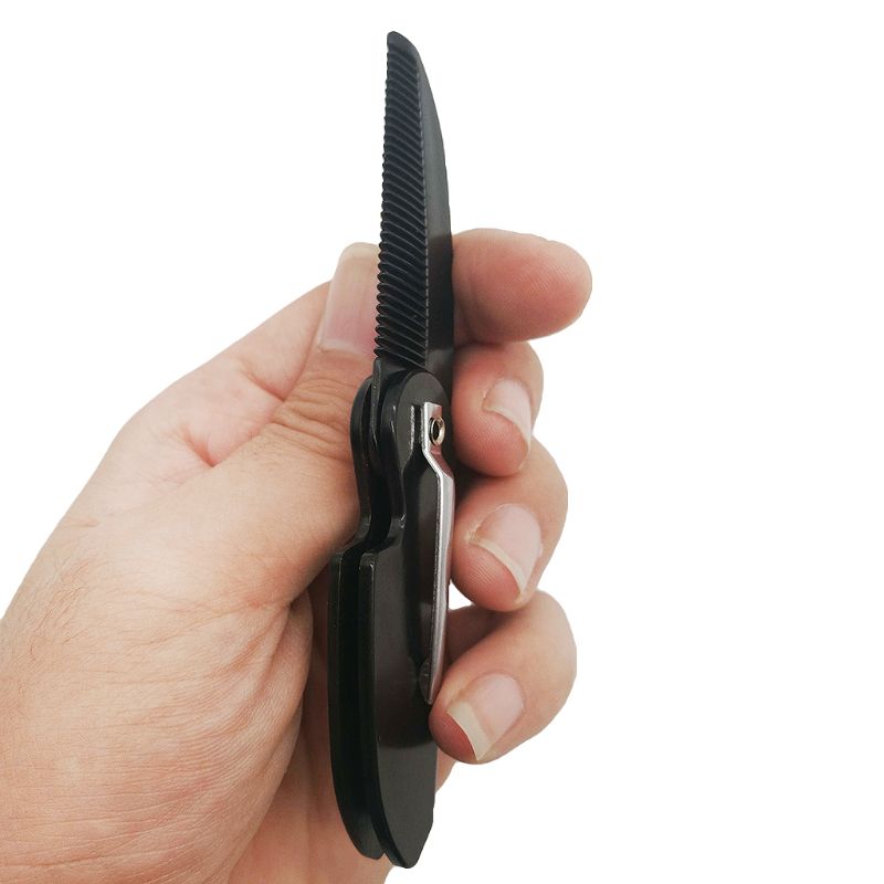 Peine plegable para el cabello para hombre y mujer, peine mágico de bolsillo para el pelo, pinza para el pelo de la barba, peine Herramienta de Peinado para el cuidado del cabello, 7x2,5 cm, 1 unidad