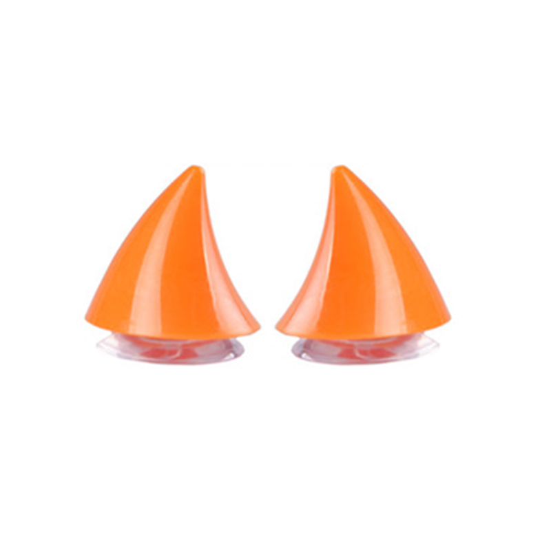2pcs Universal Helmet Cat Ears Decoration Moto Electric Car Driving Styling Cute Cat Ears Stickers Decor Helmet Accessories: green