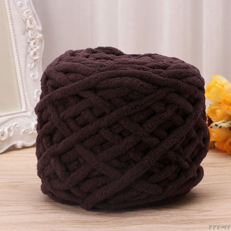 2022 100g/1ball Soft Cotton Hand Knitting Yarn Chunky Woven Bulky Crochet Worested