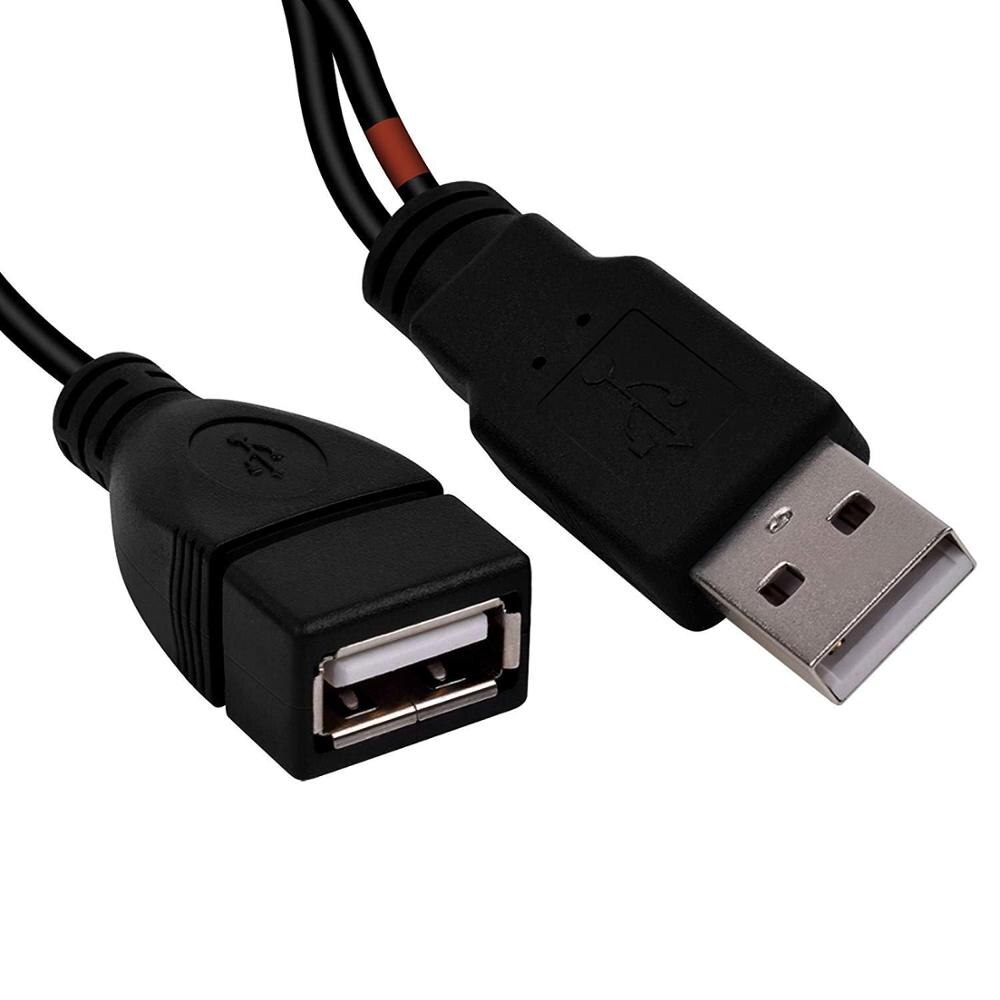 USB Charging Power Cable Cord Extension Cable USB 2.0 A 1 male to 2 Dual USB Female Data Hub Power Adapt
