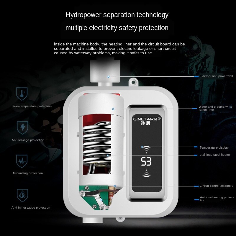 220V Instant Constante Temperatuur Boiler Mini Kleine Fabriek Snelle Boiler Grensoverschrijdende