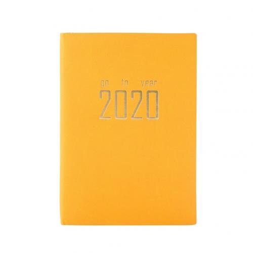 Year Agenda Diary Weekly Monthly Schedule Journal Memo Notebook Planner Journal Notebook Memo Easy to Carry: Yellow