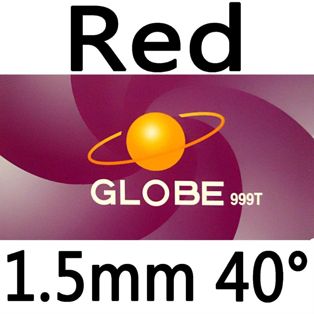 Original Globe 999T 999-T 999 T pips-in table tennis pingpong rubber with sponge: red 1.5mm H40