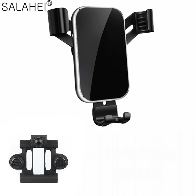 GPS Car Phone Holder Mobile Phone Holder Stand For Alfa Romeo Giulia 17-20 Air Vent Mount Cell Phone Support in Car Phone Stand: Black