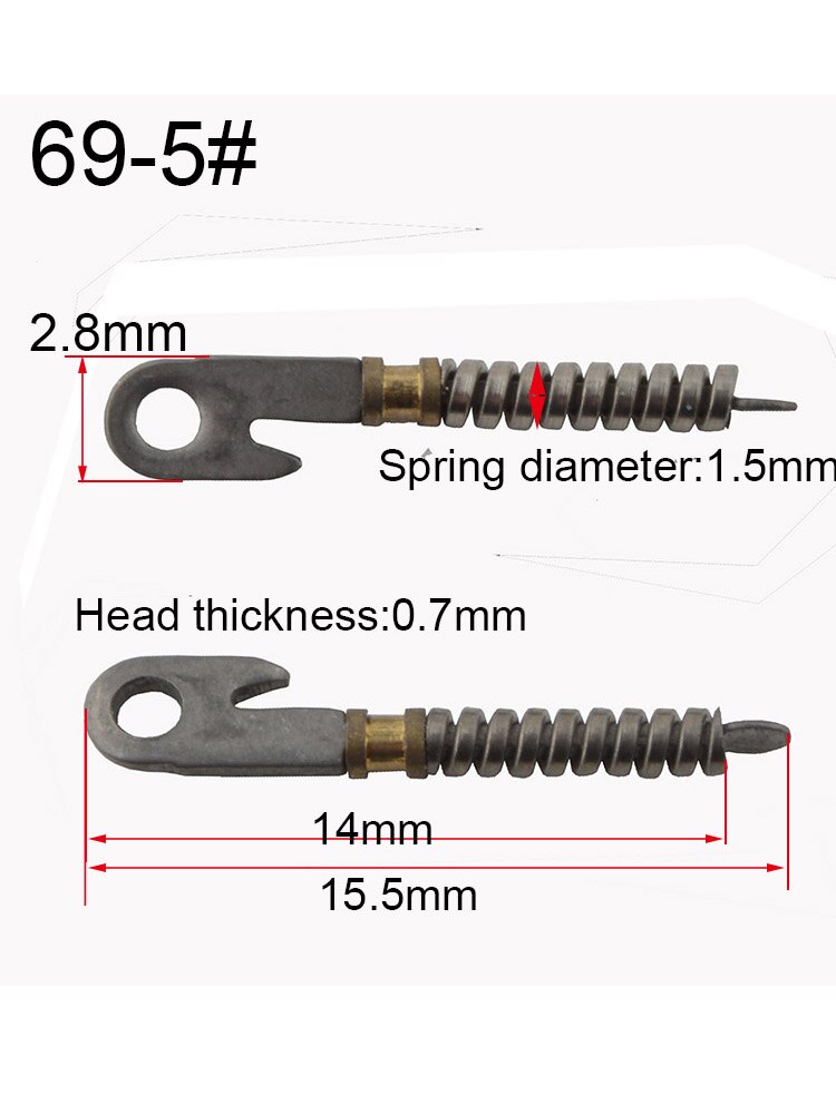100PCS spring inserts for repairing broken eyeglass flex temples broken spring replacement part #77-1 77-1W B5034 69-5: 69-5