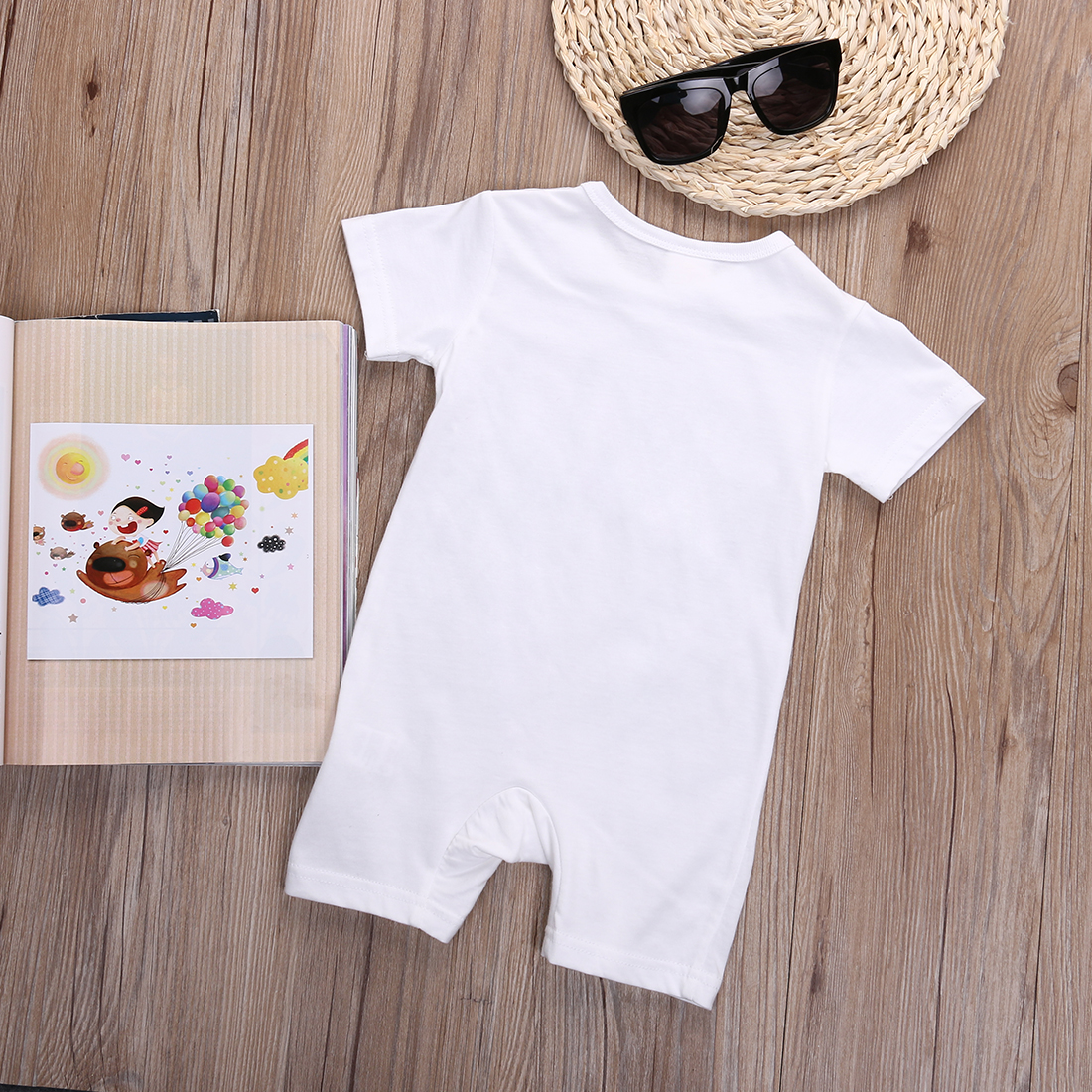 Newborn Toddler Infant Baby Boy Girl Unisex Romper Jumpsuit Casual Clothes Outfits Short Sleeve Summer Sunsuit