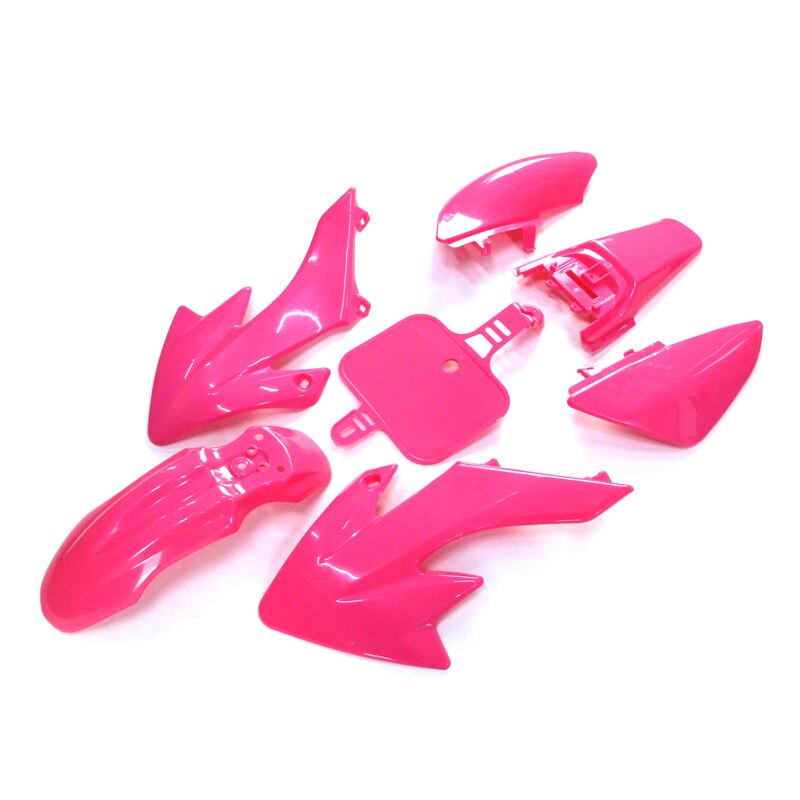 Pink fairing plast fender body kits til crf 50 xr50 thumpstar ssr pit snavs cykel 50cc 70cc 90cc 110cc 125cc 140cc 150cc 160cc