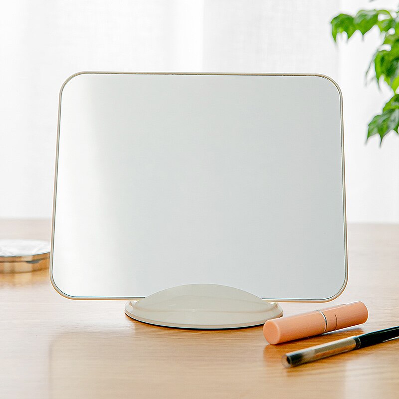 Horizontal and vertical simple vanity mirror with base Makeup Mirror Bathroom Travel