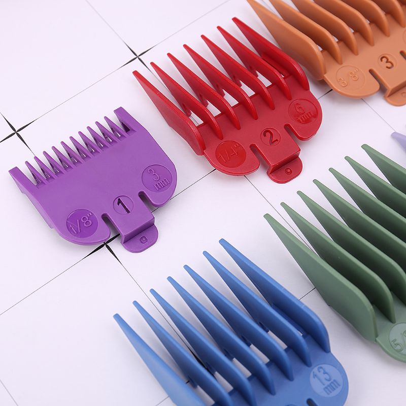 Peine de límite Universal para cortar el pelo, accesorio de guía, tamaño de repuesto para peluquero, 8P