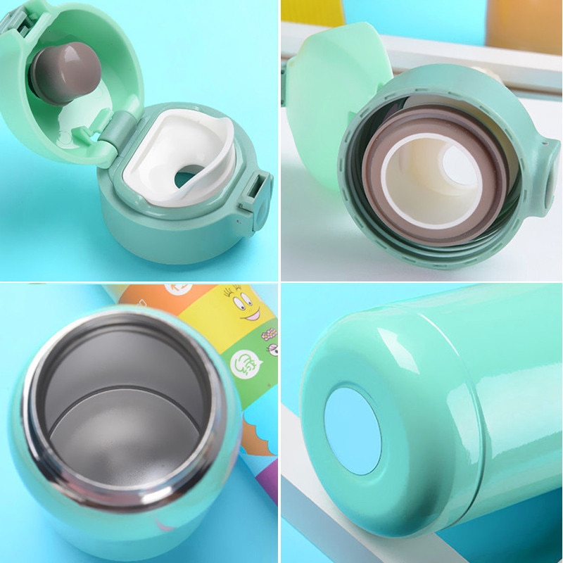 200ML Cartoon Thermos Beker Fles voor Kids Kinderen Rvs Thermosflessen Water Fles Thermo Cup Reizen Thermocup