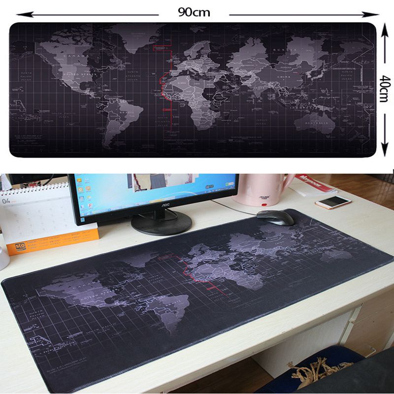 Ollivan Extra Große Gaming Mouse Pad Welt Karte Gaming Mauspad Große Natürliche Gummi Tastatur pad Maus Matte Große Computer Schreibtisch matte
