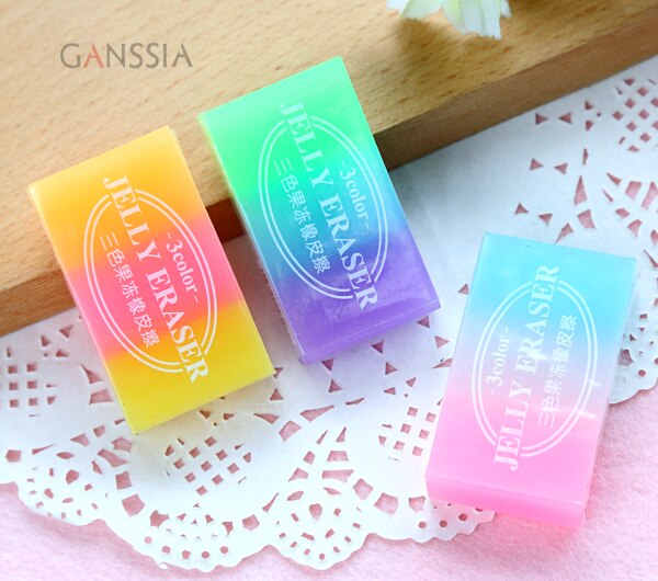 2PCS/lot Kawaii colorful eraser School stationery ... – Vicedeal