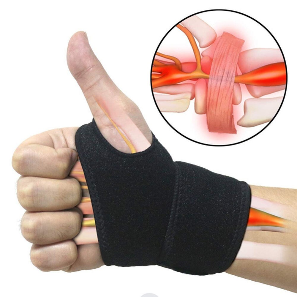 1 st sporthandledsrem justerbar handledsrem sport fitness tyngdlyftning handledshållare anti-stukning senskida tennisrem