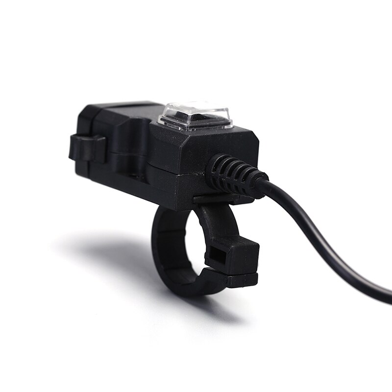 Dual USB Port 12V Waterproof Motorbike Motorcycle Handlebar Charger 5V 1A/2.1A Adapter Power Supply Socket For Phone Mobile