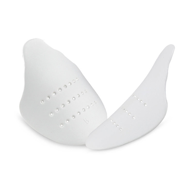 1 par de zapatos con punta, Anti-arrugas, antiarrugas, soporte para zapatos, accesorios para zapatillas, cabeza de zapato, estirador, soporte para árboles: white S