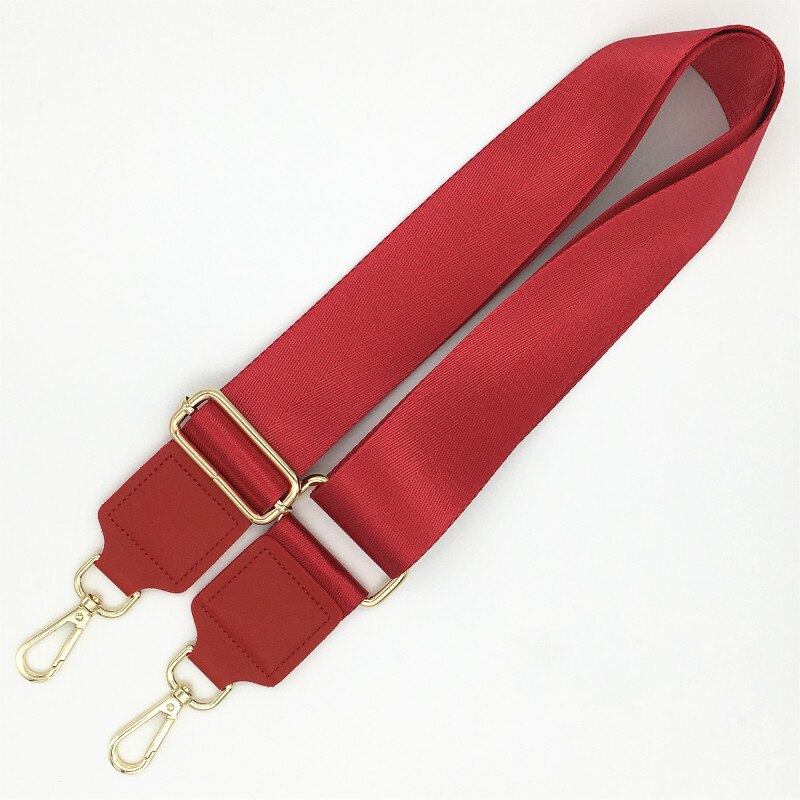 Wide 5.0cm women bag strap accessories diagonal across versatile bag strap shoulder cross-body solid color backpack band strap