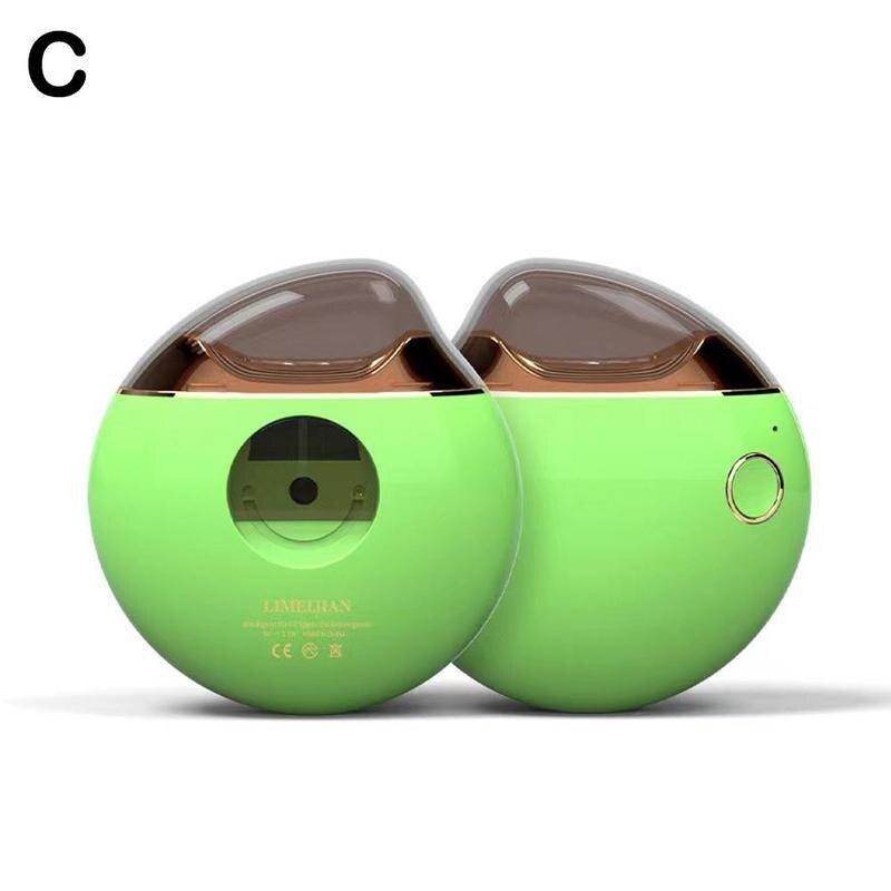 Automatische Sichere Baby Nagel Trimmer Spitzer Anti Splash Tragbare USB Elektrische Erwachsene Nagel Cutte Baby Nagel Pflege Set: green