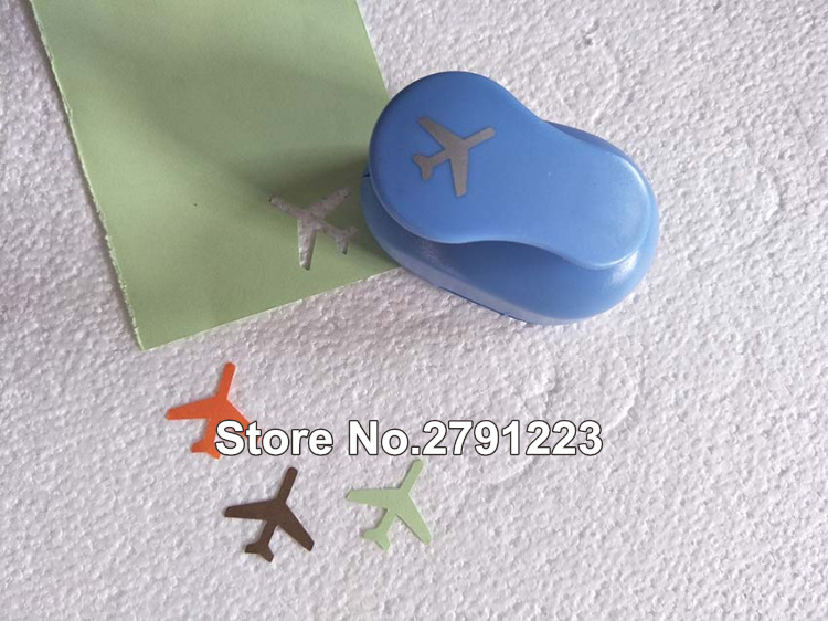 1.5 inch(3.2cm) Airplane Shape hole punch greeting card making tools handmade DIY scrapbook craft for children
