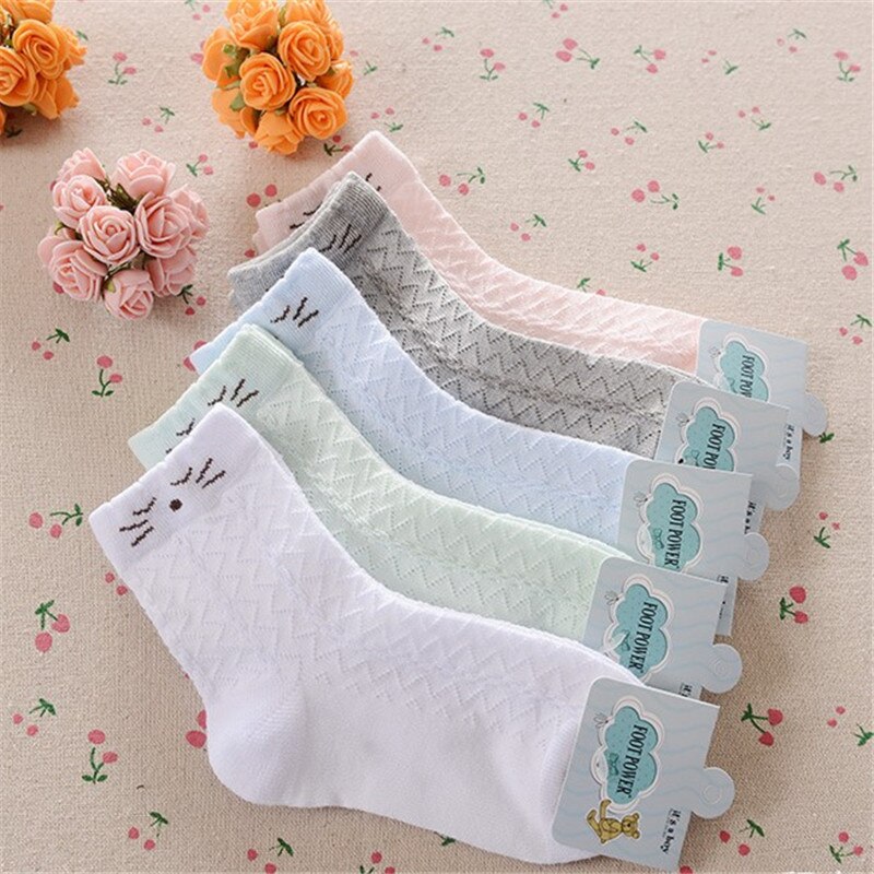 Chaussette fille cotton socks for half children baby knee highs socks girls sokken kids tube socks enfants C-CLL-137 3pairs/lot
