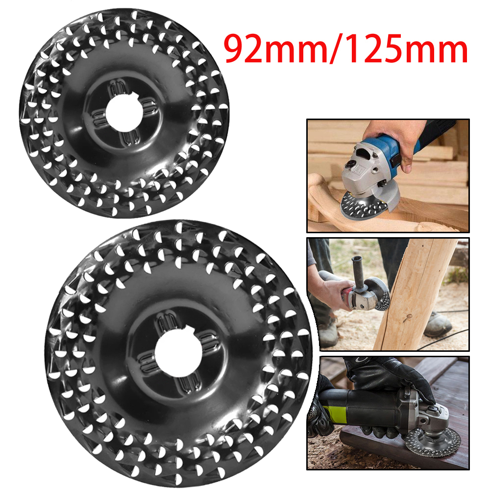 disque meuleuse 125mm disque bois meuleuse 125 Disque de Meuleuse en Bois, de 92mm/125mm, pour Meuleuses d'Angle, Travail de Ponçage, Outil de Conversion à Distance