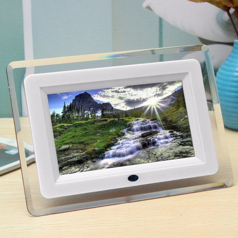 7 Inch Digitale Fotolijst Hd Elektronische Fotoalbum Ultradunne Draagbare Lcd-scherm Bruiloft Foto Digitale Fotolijst