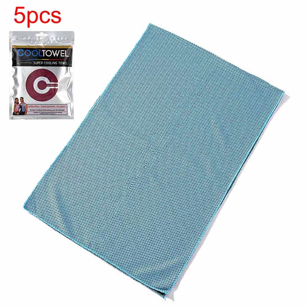 5Pcs Sneldrogende Mannen Vrouwen Sport Grote Handdoek Gym Yoga Running Strandlaken Voetbal Basketbal Vegen Zweet Handdoek 30X90CM: L