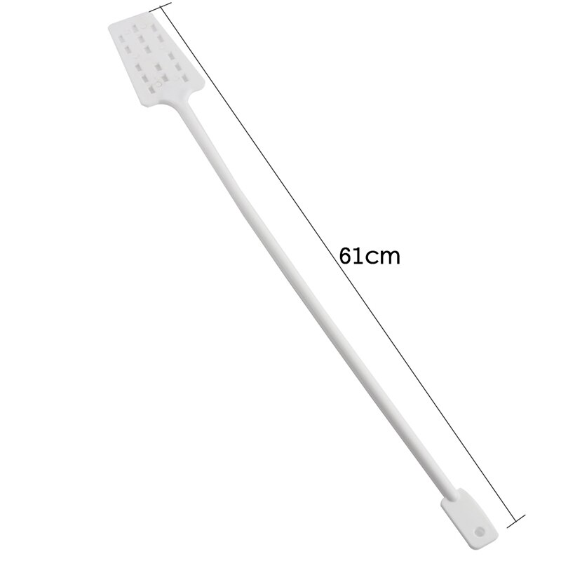 62.5cm Long Stainless Steel Plastic Wine Stirrer Paddle Homebrew Wine Mash Tun Mixing Stirrer Paddle Home Bar Beer Brewing Tools