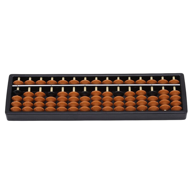 Herramienta aritmética de plástico para aprendizaje de matemáticas, Abacus de 15 dígitos, para chico, novedad