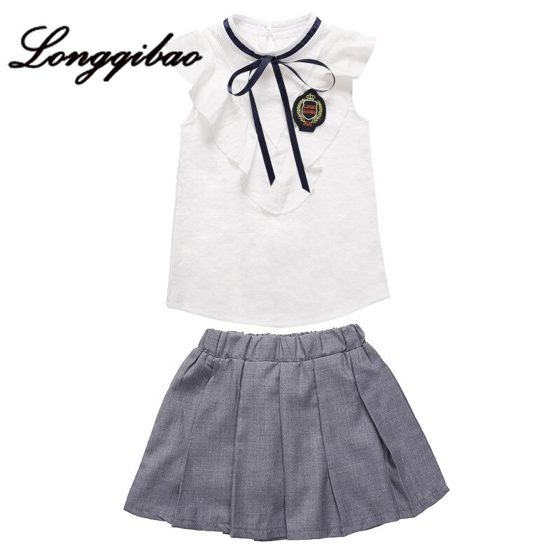Summer Primary and Secondary School Boys and Girls School Uniforms Suit Kindergarten Clothing Children Short-sleeved Uniforms