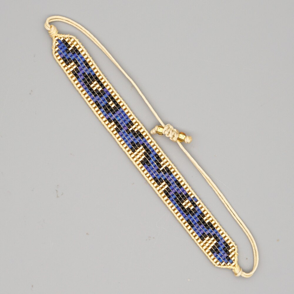 ZHONGVI Unico Leopardo Braccialetti Fatti A Mano Miyuki Braccialetto per Le Donne Regolabile Messico Moda Autunno Pulseras per Le Donne Regali: 4