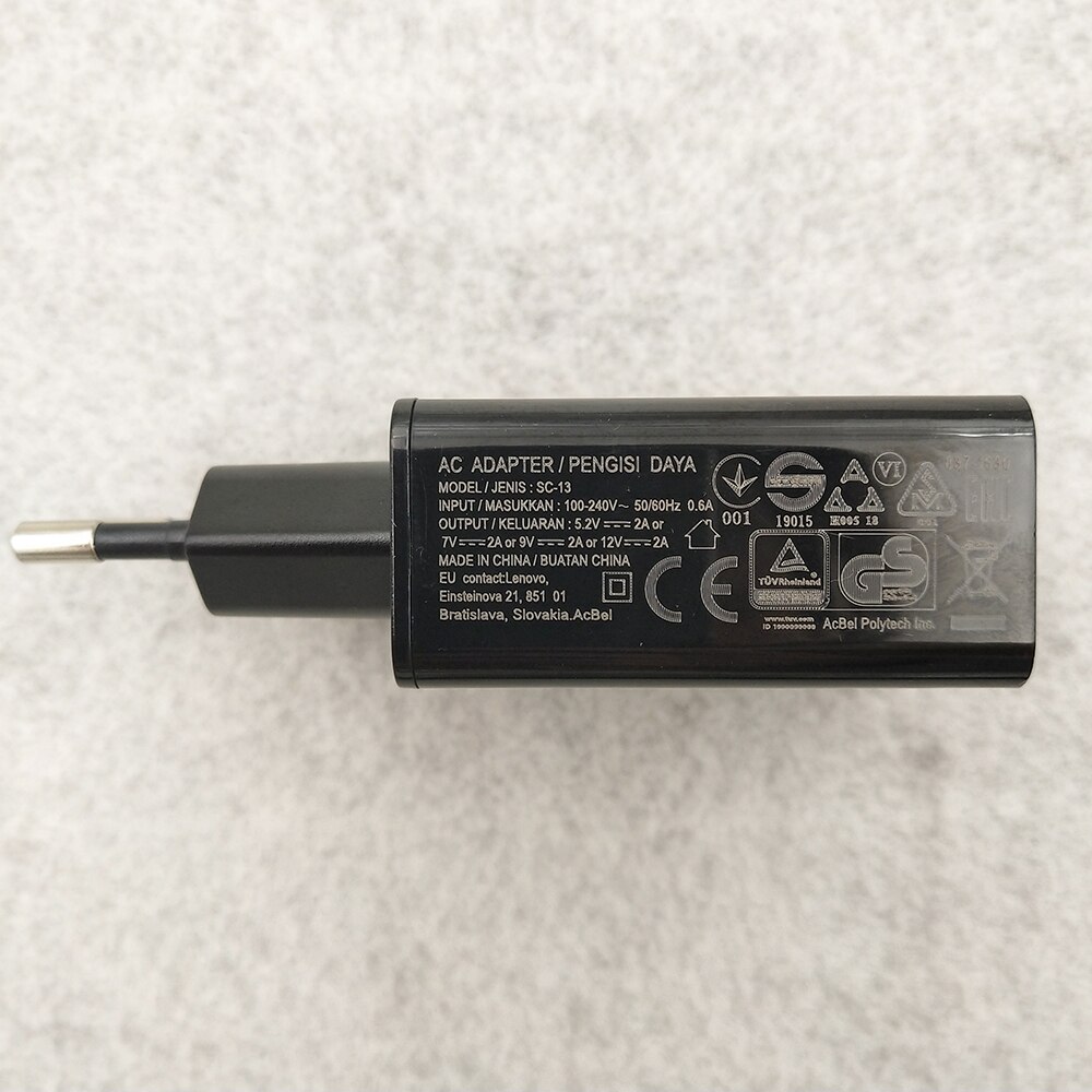 Lenovo Fast Charger 24W EU Travel Wall Adapter Micro USB/Type C Cable For Lenovo Vibe P2 P1 Z5S Z6 Z5 pro K5 K5s Z3 Z2 K10 Plus