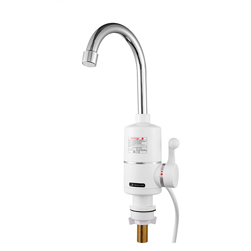 Instant Water Heater Tap Fast Instantaneous Thermostat for Water Heater 3000w Electrical Faucet Temperature Display: Yellow / AU Plug