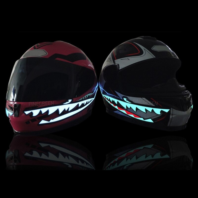 Helm Led Koud Licht Mod Kit Bike Helm Lamp Bar Lichtgevende Signaal Sticker Night Rijden Signaal Helm Licht D7YA