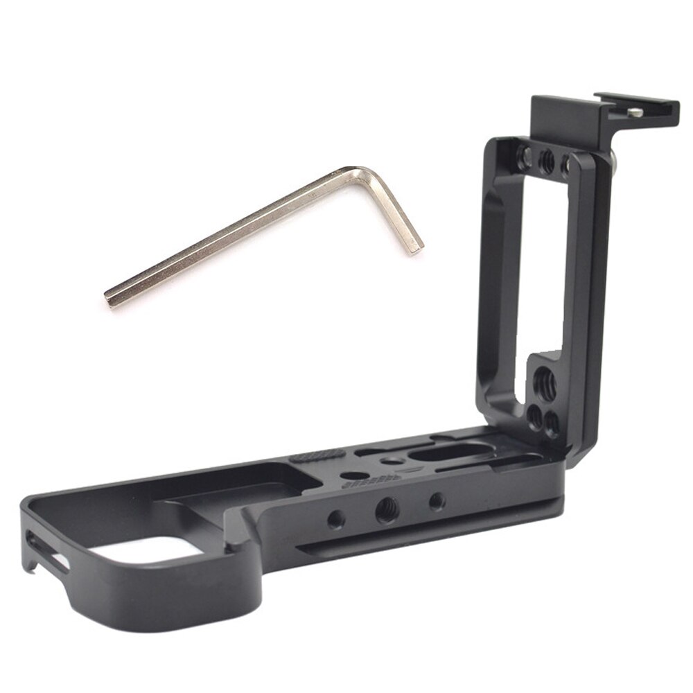 JINTU piastra di supporto a sgancio rapido in metallo verticale L staffa impugnatura con slitta calda per fotocamera Sony A9/A7R3 A7M3 DSLR