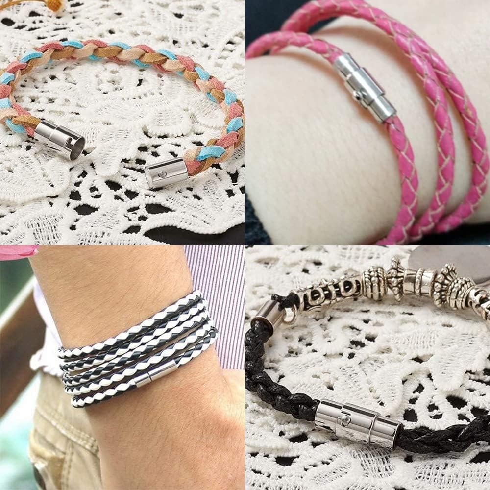 5 stuks magnetische sluitingen armband koord eindkappen sluitingen connectoren slot voor lederen armband ketting sieraden ambachtelijke maken benodigdheden