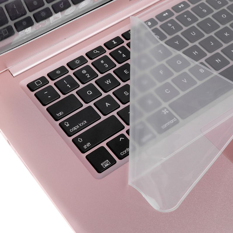 Film de protection universel en Silicone, couverture étanche pour clavier, clavier, transparent, pour ordinateur portable et PC, 14 "/15"